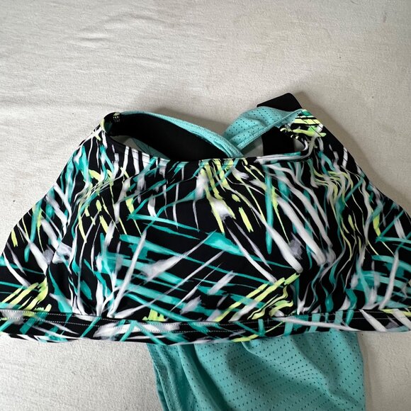 ZeroXposur Women's UPF 50+ Swim Tankini  Wide Strap and Built-In Shelf Bra  NWOT - Picture 5 of 15